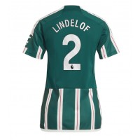 Echipament fotbal Manchester United Victor Lindelof #2 Tricou Deplasare 2023-24 pentru femei maneca scurta